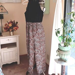 J is for Justify Animal Print Jumpsuit